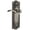 Antique Pewter, variant on Grandeur 822033 Parthenon Solid Brass Rose Right Handed Single Dummy Lever - Brass