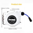 thumbnail image 2 of Retractable Hose Reel 33ft Wall Mounted Hose Reel with 180 Degrees Swivel Bracket Automatic Rewind Storage Hose Reel for Car Washing, 2 of 6