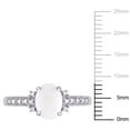 thumbnail image 2 of Everly Women's Opal 10k White Gold Ring, 2 of 7