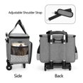 thumbnail image 4 of Bolsa de Mano Rodante para Manualidades Yarwo con Carrito Desmontable Gris, 4 of 7