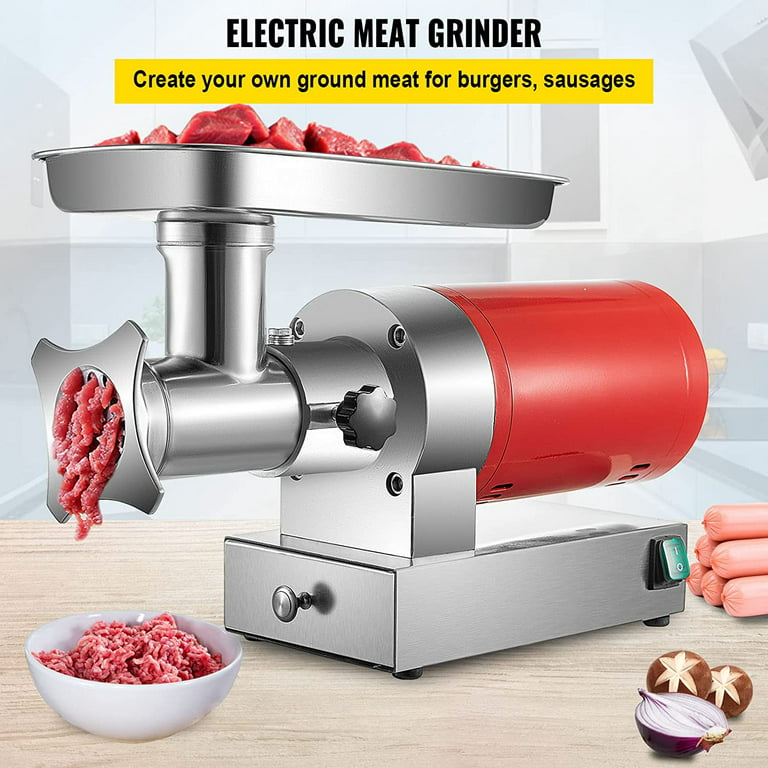 VEVORbrand Electric Meat Grinder 661lbs/hour1100W, Meat Grinder Machine 1.5  HP,Electric Meat Mincer with 2 Grinding Plates, Sausage Kit Set Meat