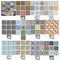 thumbnail image 3 of Vinilo adhesivo para puerta de nevera, autoadhesivo, mural, papel de pared para un Sunnimix  Azulejos de vinilo adhesivos de mosaico, 3 of 8
