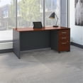 thumbnail image 2 of Scranton & Co 66" Shell Desk with Pedestal in Hansen Cherry, 2 of 8