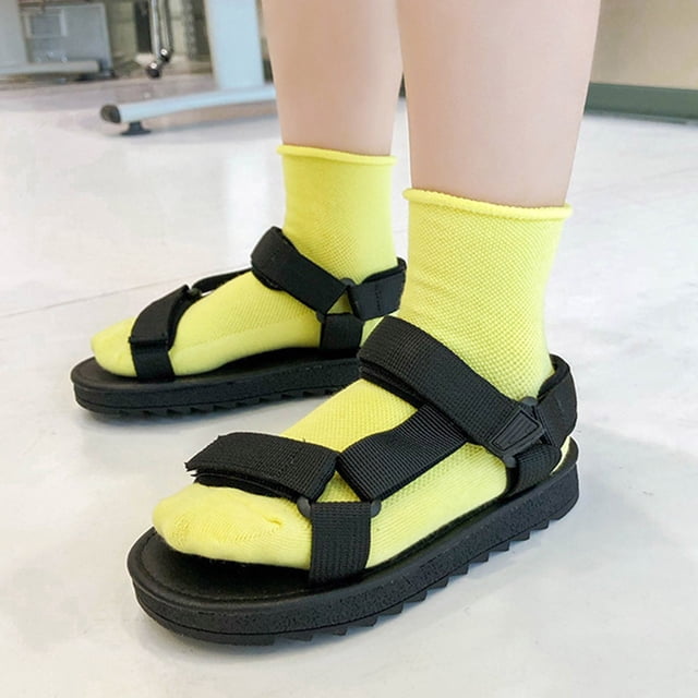 Kids Sock Product Classification and Title—Children's Spring Summer Solid Candy Color Socks for Toddler Baby Boys Girls Thin Mesh Crew Socks