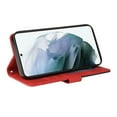 thumbnail image 2 of Dteck Wallet Case for Samsung Galaxy S22 (2022), Premium PU Leather Slim Flip Folio Phone Case with Folding Stand Card Holder, Red, 2 of 5