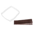 thumbnail image 1 of OULII 2Pcs Mini Fence Panels White Wood Landscape Fence For Garden Decorations, 1 of 2
