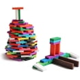 thumbnail image 4 of Juegos de construcción de dominó de madera Oso de Fresa para niños, 4 of 5