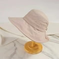 thumbnail image 4 of SikaFu Version Bow Fisherman Hat For Women In Spring And Summer, Sun Visor Hat For Small Face, Large Brim Sun Protection Hat, 4 of 9