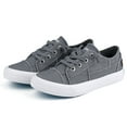 thumbnail image 4 of JENN ARDOR Women Casual Low Top Platform Canvas Sneakers, 4 of 6