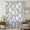 Gray, Silver, White, variant on Blue Pineapple Floral Sheer Curtains 45" Long for Bedroom, Summer Tropical Farmhouse Flowers Light Filtering Privacy Drapes, Breathable Semi Sheer Short Window Treatment for Kitchen Cafe Bathroom