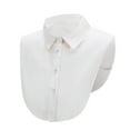 thumbnail image 2 of Women's Detachable Button Shirt Collar False Collar Fashion Accessory for Blouses and Sweaters, 2 of 8