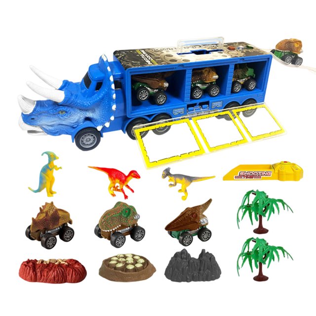 Dinosaur Car Toys Support Resilience Transport Car Toys El mejor regalo para niños Niño