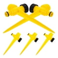 thumbnail image 2 of Durable Yellow Plastic Sprinkler Spikes for Home Garden Use Efficient MultiUse Watering Base 5pcs, 2 of 8