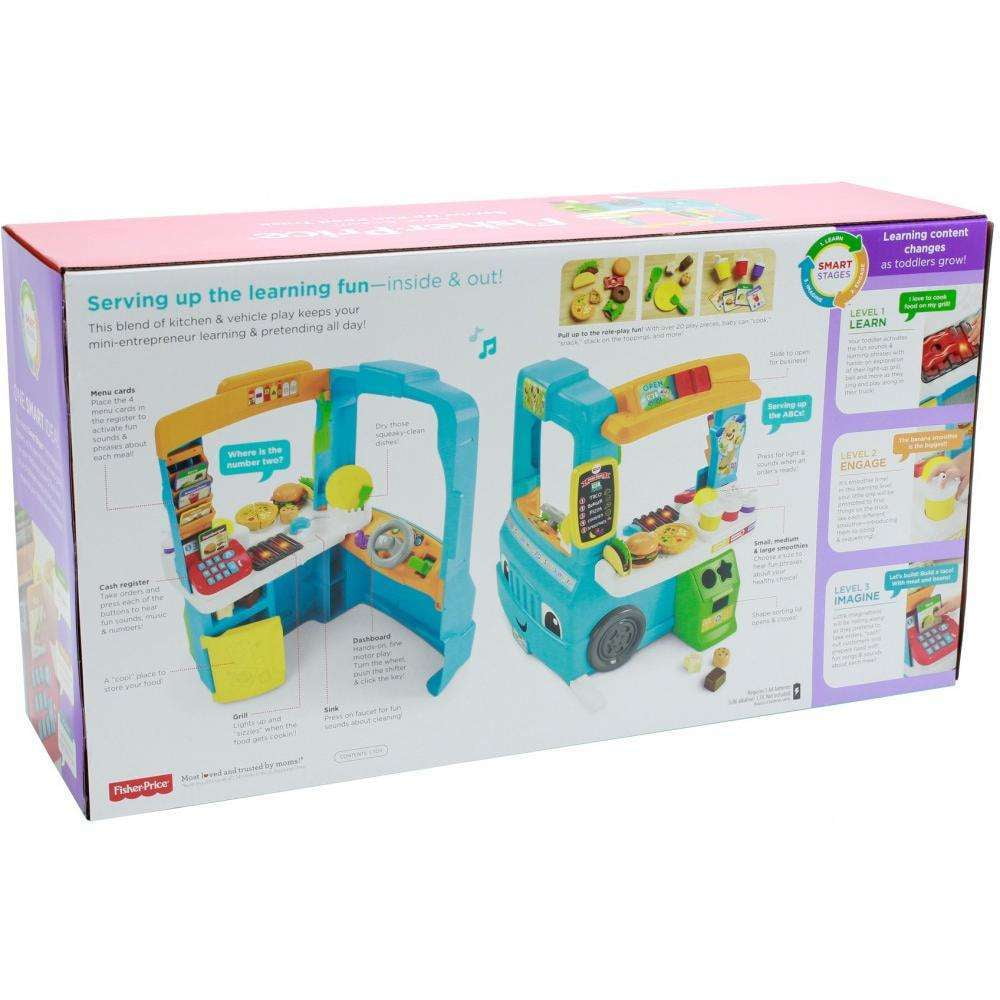 FisherPrice Laugh and Learn Servin' Up Fun Food Truck with Accessories