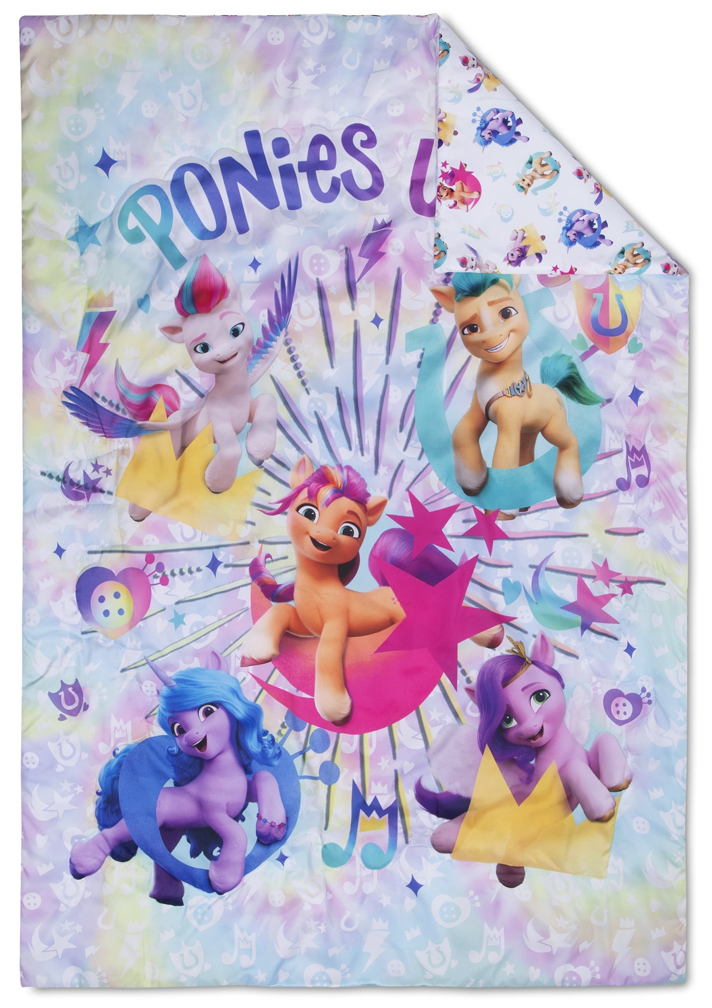 My Little Pony 4-Piece Toddler Bedding Set, Ponies Unite Toddler Bed