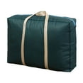 thumbnail image 2 of Bolsa de lona para almacenamiento | Bolsa de mudanza no tejida para ropa, edredones, mantas | Organizador de embalaje resistente al agua | Mangos robustos | Contenedor de viaje para ahorrar espacio, 2 of 5