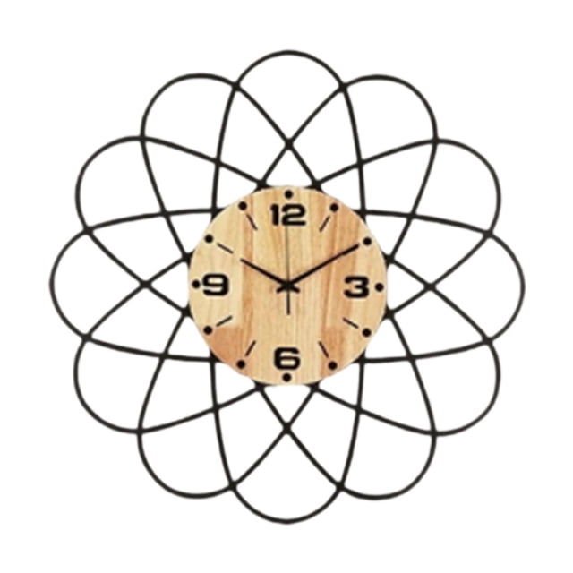 Reloj de pared para leer, regalo redondo, ligero, adorno silencioso para habitación infantil. L