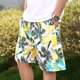 thumbnail image 2 of Pantalones cortos de baño de talla grande para hombre, Shorts de playa con estampado de flores, azul, para gimnasio, surf, 2023 Fivean unisex, 2 of 2