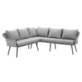 thumbnail image 1 of Modway Endeavor Sectionnel de Mobilier de Patio Extérieur en Osier, 1 of 8