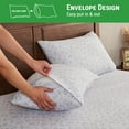 thumbnail image 5 of Gogreen 4PC Deep Pocket Queen Sheet Set Fit 16", Breathable Microfiber Super Soft Queen Size Sheet Set, Luxury Hotel Style Home Decor Queen Bed Sheet Set, Gift for Women, Men, 5 of 11