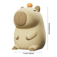 thumbnail image 2 of Lámpara de dormir linda recargable con luz nocturna de capibara JShteea naranja, 2 of 3