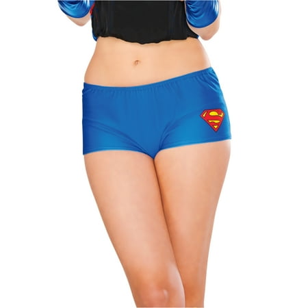 Adult's Womens DC Comics Superhero Supergirl Superman Boy Shorts One Size