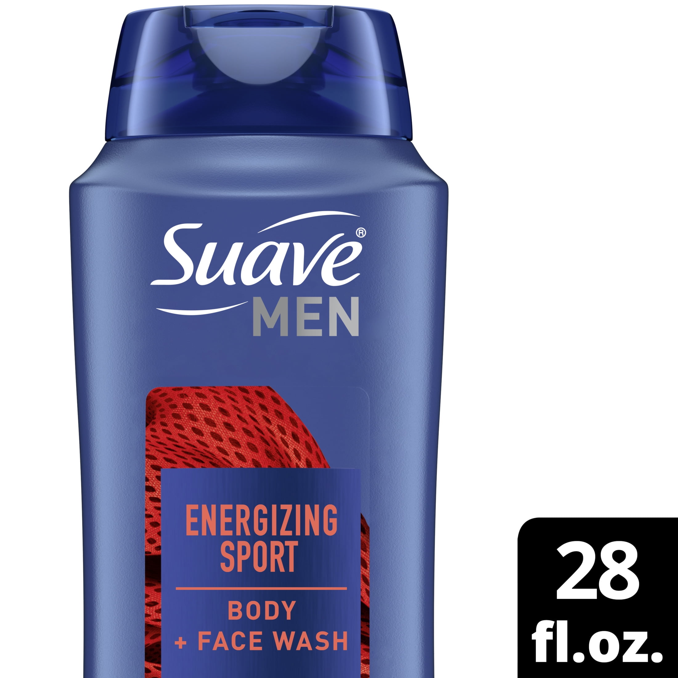 Suave Men Sport Body Wash Fragrance Body Wash and Shower Gel for Everyday Use, 28 oz