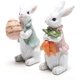 thumbnail image 2 of Bunny Decorations Heminredningsfigurer (Vit kanin 2 st), 2 of 5