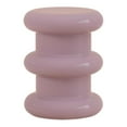 thumbnail image 1 of DOLITY Sofa Side Table Creative Nordic Cream Stool for Bedside Purple, 1 of 9