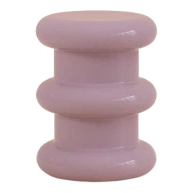 DOLITY Sofa Side Table Creative Nordic Cream Stool for Bedside Purple