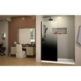 thumbnail image 2 of DreamLine Linea Ombre 34 in. W x 72 in. H Single Panel Frameless Shower Screen in Satin Black, 2 of 4