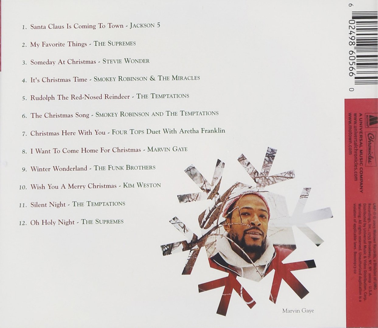 Various Artists Motown Christmas Collection 20th Century Masters Christmas Music Cd 5653