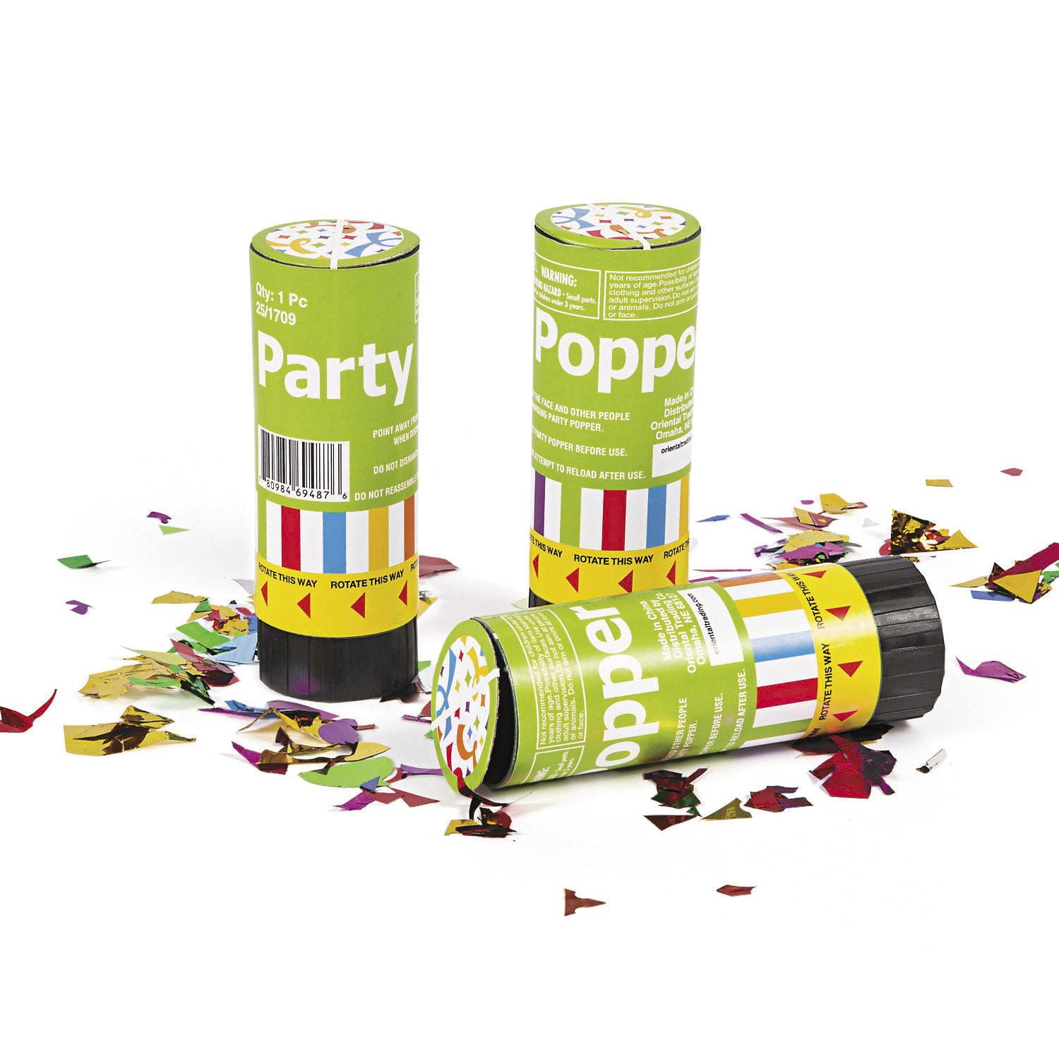 Party Poppers Party Decor 12 Pieces