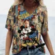 thumbnail image 2 of Camiseta de moda de verano para mujer, blusa con estampado de Mickey Mouse de Disney para mujer, ropa para mujer, camiseta informal vintage, tops de talla grande, 2 of 5