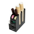 thumbnail image 5 of Mind Reader Cup and Condiment Station, Countertop Organizer, 5.375"L x 12"W x 11.25"H, Black, 5 of 8