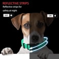 thumbnail image 5 of Minzimin Reflective Dog Collar with Safety Locking Buckle, Adjustable Soft Breathable Nylon Collars for Small, Medium and Large Dogs, 5 of 6