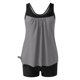 thumbnail image 5 of Trajes de baño tankini para mujer Trajes de baño de dos piezas con espalda de tiras sólidas conservadores para mujer Traje de baño de dos piezas para mujer, 5 of 5