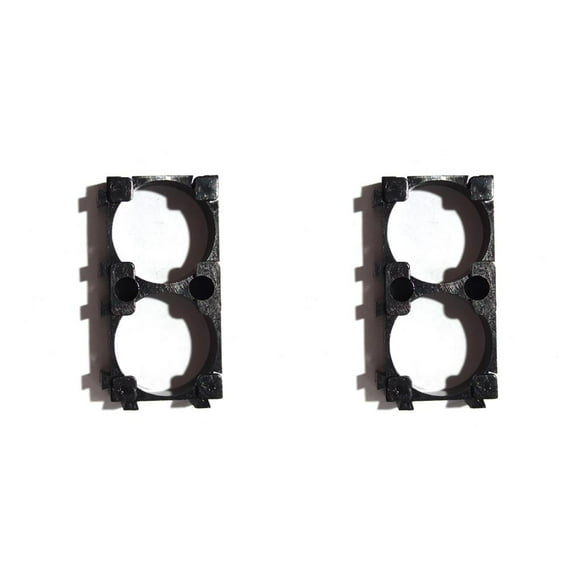 Thinsony Rechargeable Battery Holder Li-ion Battery Cells Combined Frame ABS Plastic Bracket Stand 18650mAh 2 link 2Set