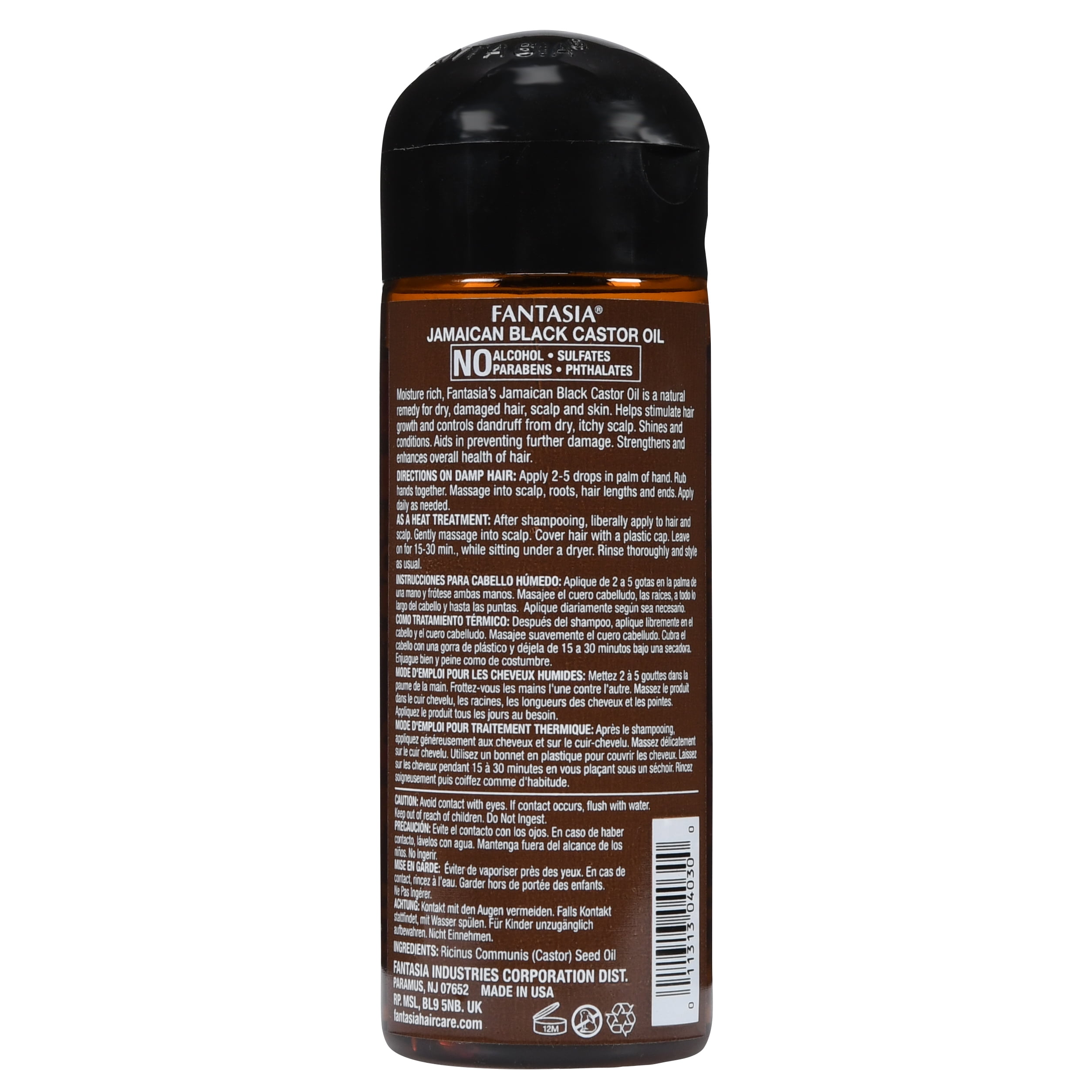 Fantasia Jamaican Black Castor Oil, 6 Ounce
