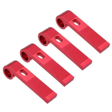 4pcs T Track DIY Plate Quick Acting Woodworking Tool Hold Down Clamp ...