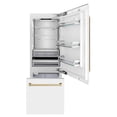 thumbnail image 4 of ZLINE KITCHEN AND BATH RBIVZWM30CB bottom freezer built in refrigerator, 4 of 5