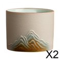 thumbnail image 1 of 2 Tazas De Cerámica Con Diseño Abstracto, Taza De Té De Yerba Mate Para , Jugo Expreso,, 1 of 8