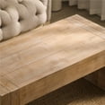 thumbnail image 5 of 49" Modern Wooden Coffee Table with Thick Legs, Center Table for Living Room, Natural, 5 of 8