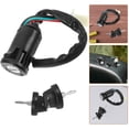 thumbnail image 3 of KAKOWELY start key ignition key 2pcs Ignition Key Switch With Wiring For Motorcycle Atv Scooter Compatible With Various Models Replacement Part15.35"X1.38"X1.38", 3 of 4