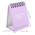 thumbnail image 2 of LULULION Desk Calendar 2024-2025 Purple Paper Monthly Organizer for Countdown Use, 2 of 5