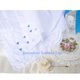 thumbnail image 5 of Mileymarla Pañuelos Blancos De Algodón Bordados Para Mujer, Pañuelos De Encaje Para Boda, Corazón, 3 Uds., 5 of 5