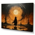 thumbnail image 2 of Designart "Charcoal'S Enchantment" Witches Canvas Wall Art, 2 of 7