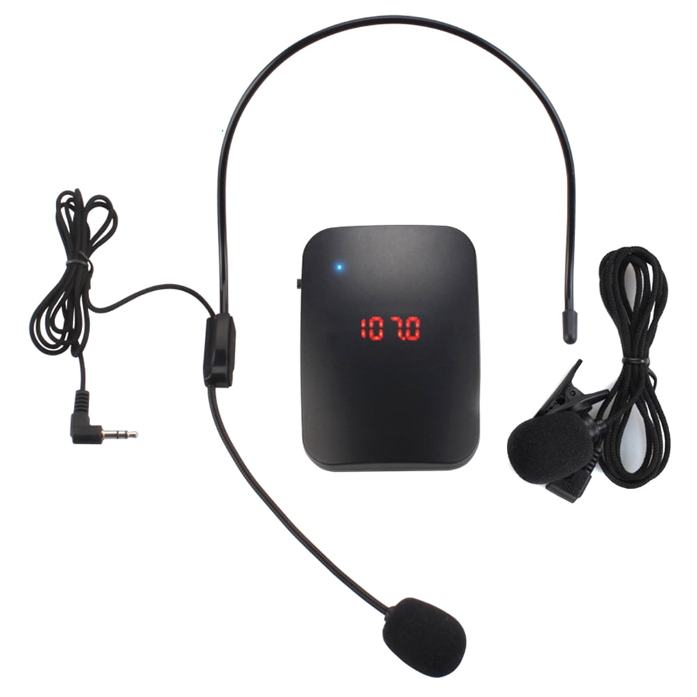 Headset Wireless Microphone FM Transmitter 30m Wireless Amplifier For Teaching 