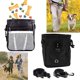 thumbnail image 4 of Correa de hombro ajustable y desmontable, color negro, riñonera portátil, bolsa para pasear perros con bolsillos para caca, ideal para entrenadores de mascotas o uso al aire libre para viajar, 4 of 5