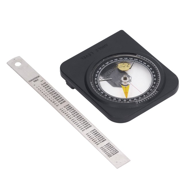 Protractor, Clear Scale Angle Locator Stainless Steel High Accuracy For Engineering